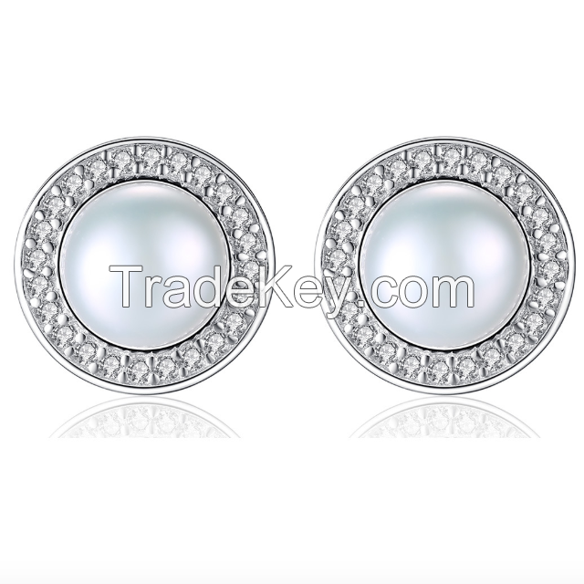 Stud Silver Earring-24