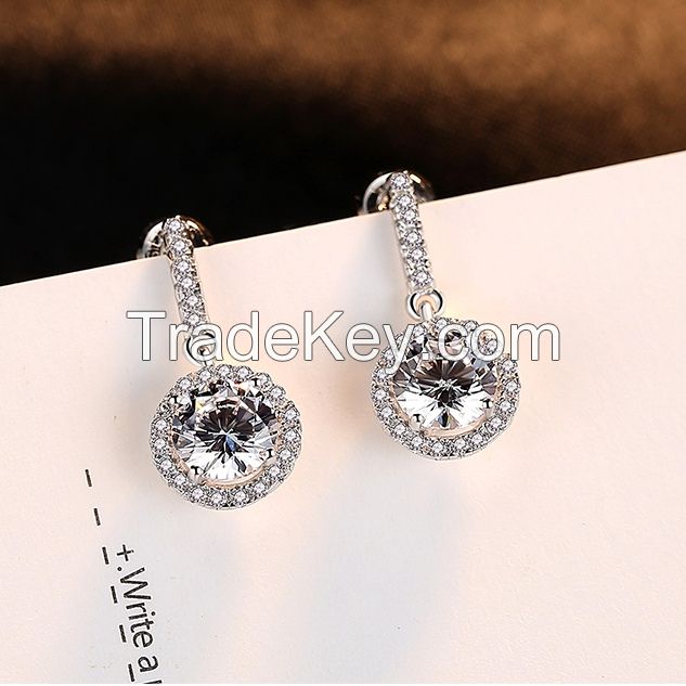 Chandelier Silver Earring-01