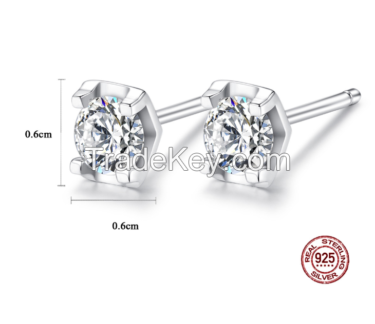 Stud Silver Earring-11