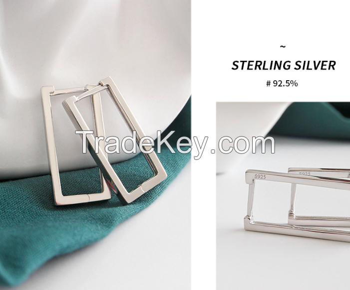 Hoop Silver Earring-07