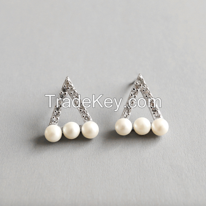 Chandelier Silver Earring-41