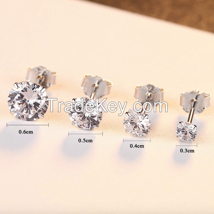 Stud Silver Earring-08