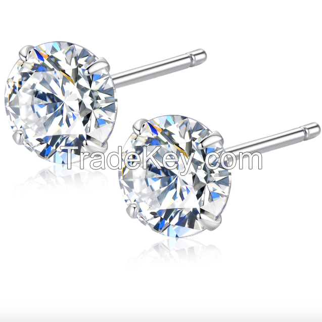 Stud Silver Earring-08