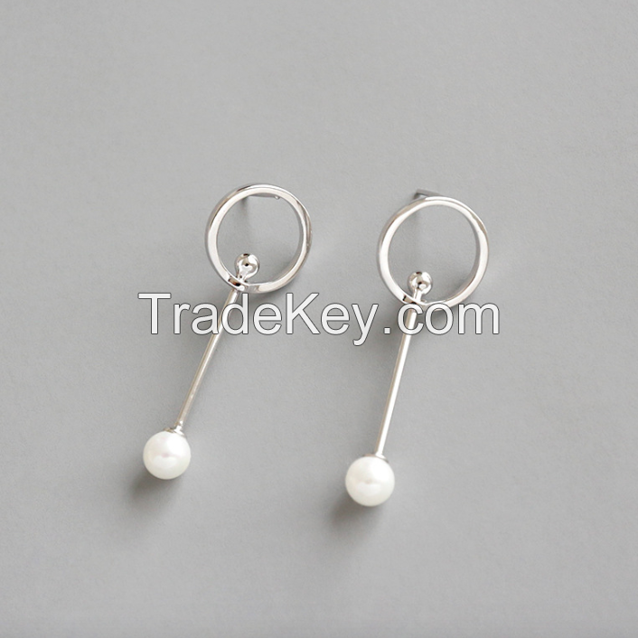 Chandelier Silver Earring-29