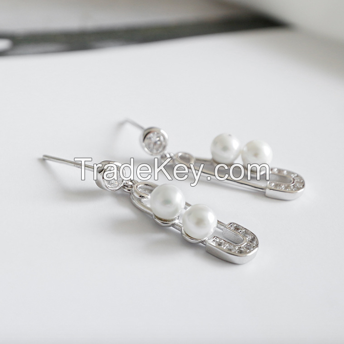 Chandelier Silver Earring-37