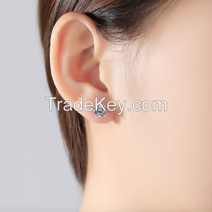 Stud Silver Earring-14