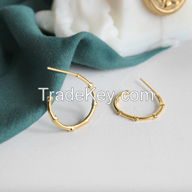 Hoop Silver Earring-10