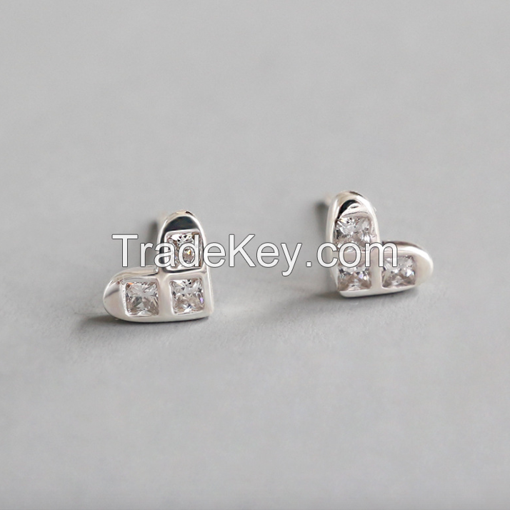 Stud Silver Earring-10