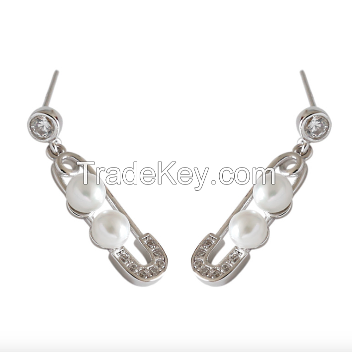 Chandelier Silver Earring-37