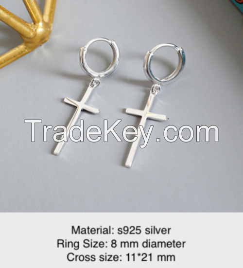 Chandelier Silver Earring-32