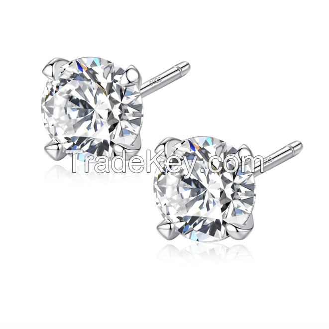 Stud Silver Earring-17