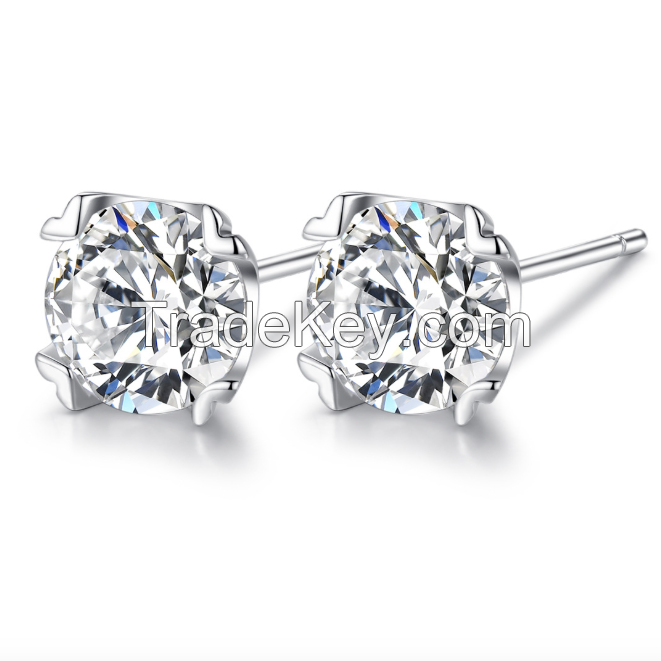 Stud Silver Earring-14