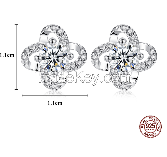 Stud Silver Earring-04