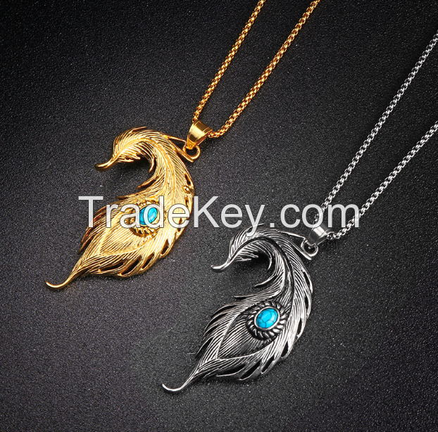 Feather Men's Necklace