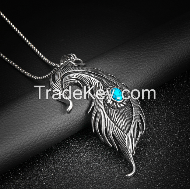 Feather Men's Necklace