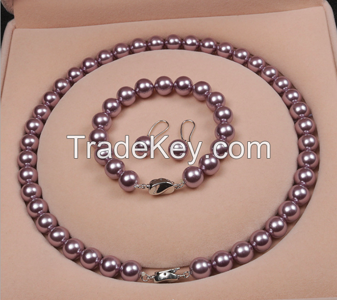 Pearl Strand Necklace set-01