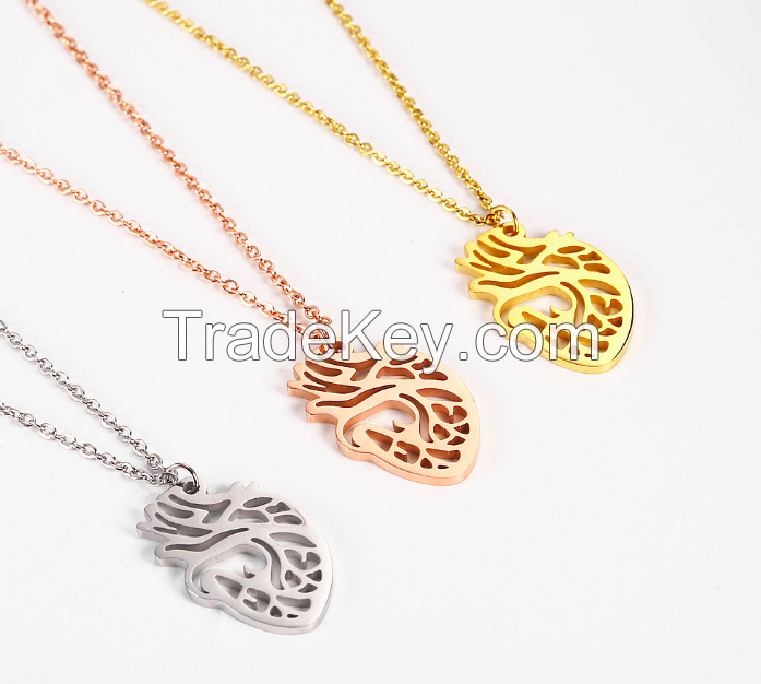 Stainless Steel Heart Necklace