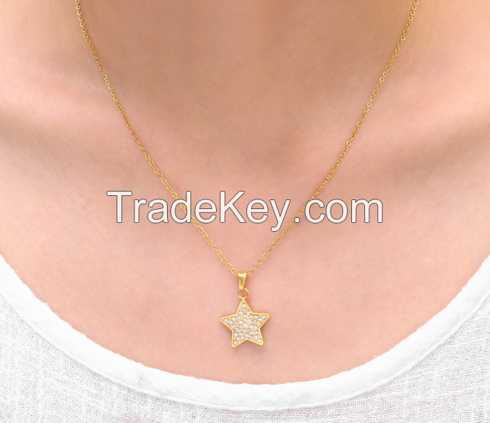 Star Necklace Gemstone Necklace