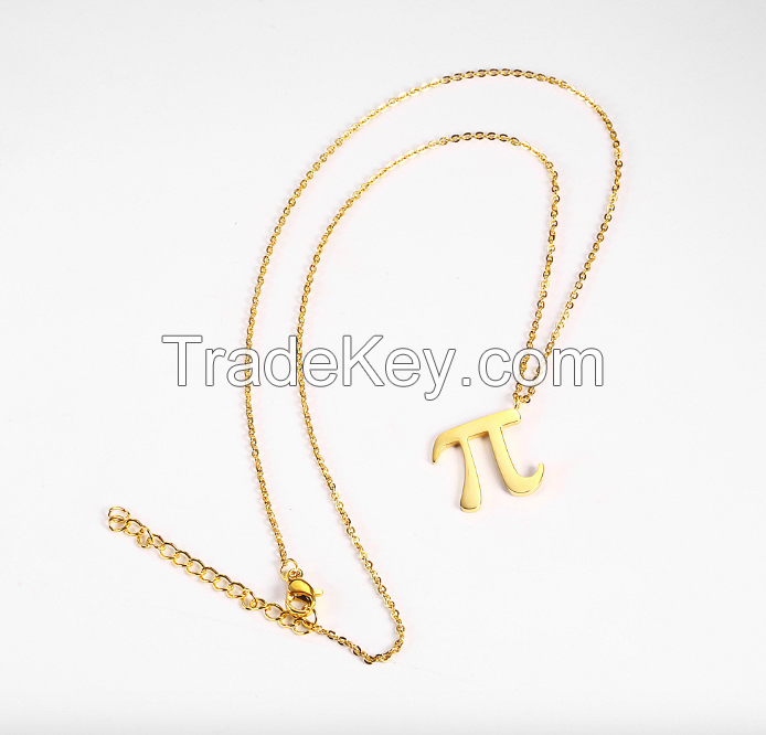 Stainless Steel pi    Necklace