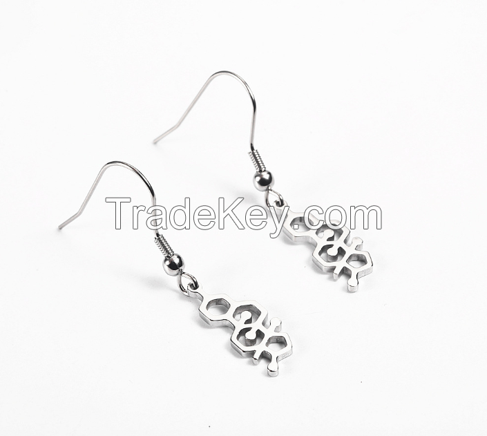 Geometric Shape Chandelier Earring