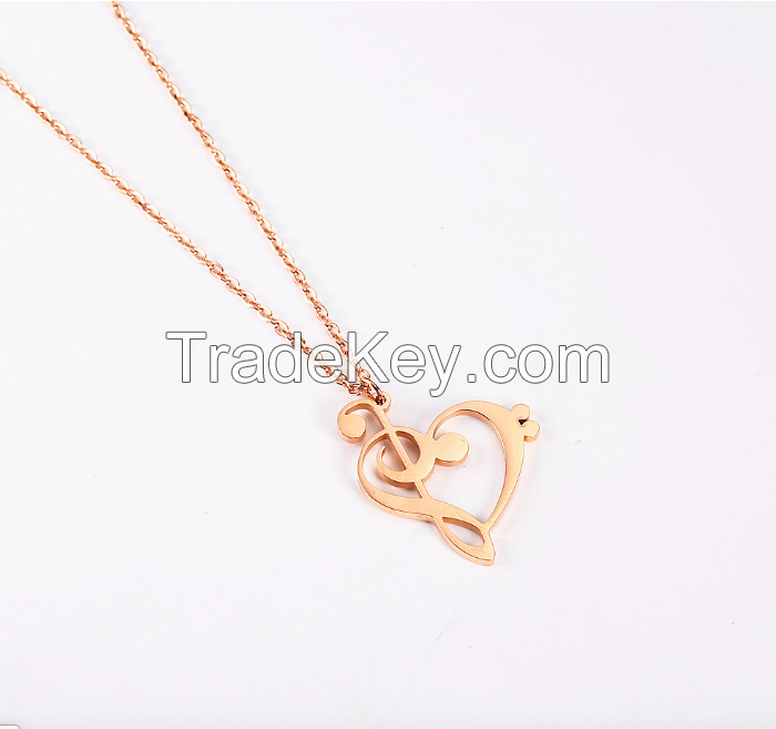 Stainless Steel Heart Necklace