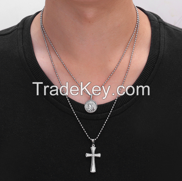 Stainless Steel Cross Necklace