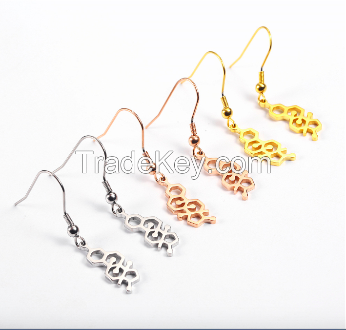 Geometric Shape Chandelier Earring