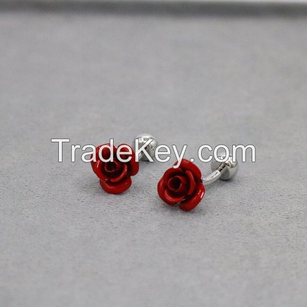 Red Rose Cufflink