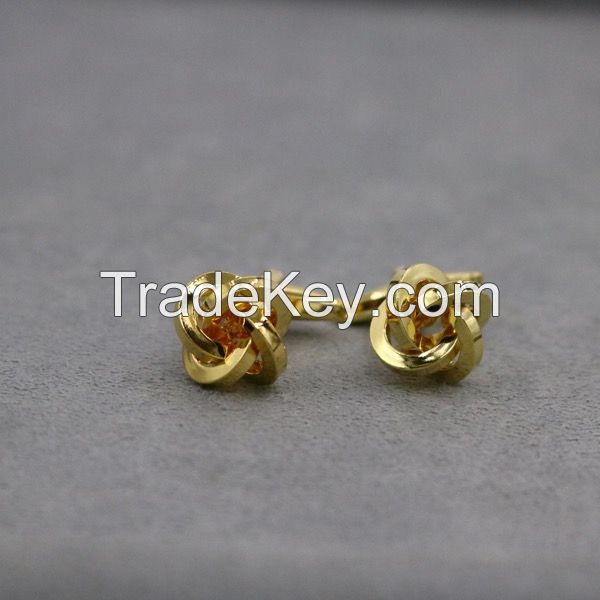 Golden Knot Cufflink