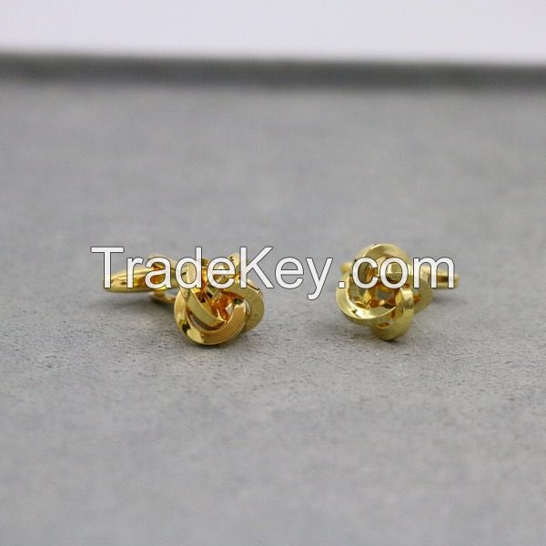 Golden Knot Cufflink