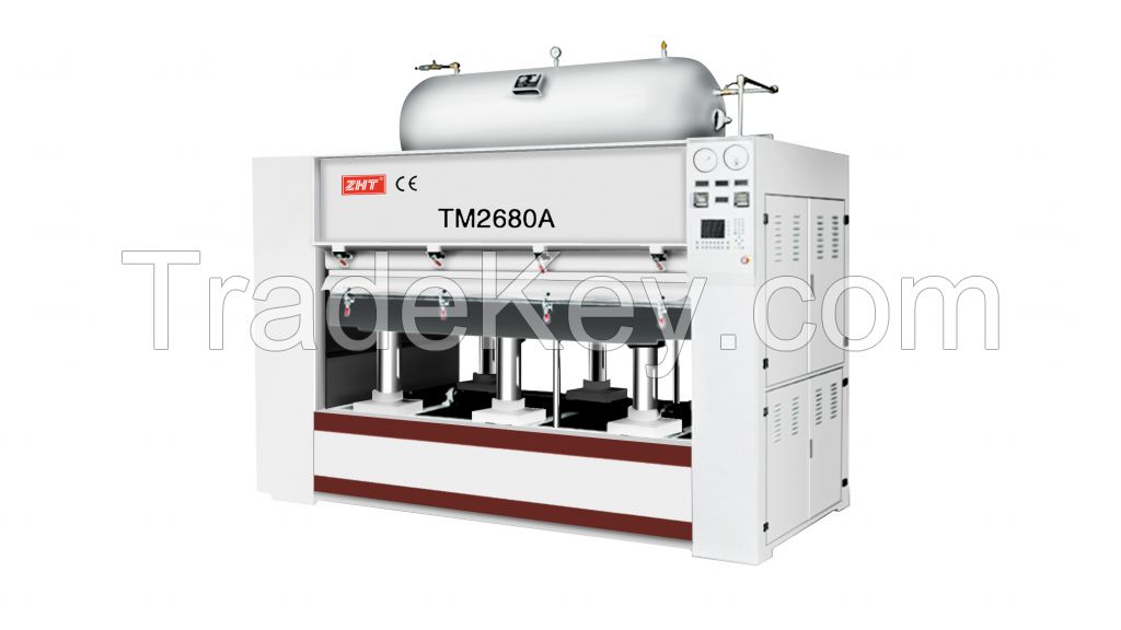 TM2680A Solid wood veneer positive negative pressure curved surface press machine