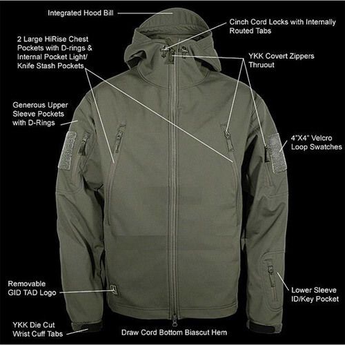 Men Shark Skin Soft Shell Outdoor Tactical Military Jackets Army Clothing Jacket