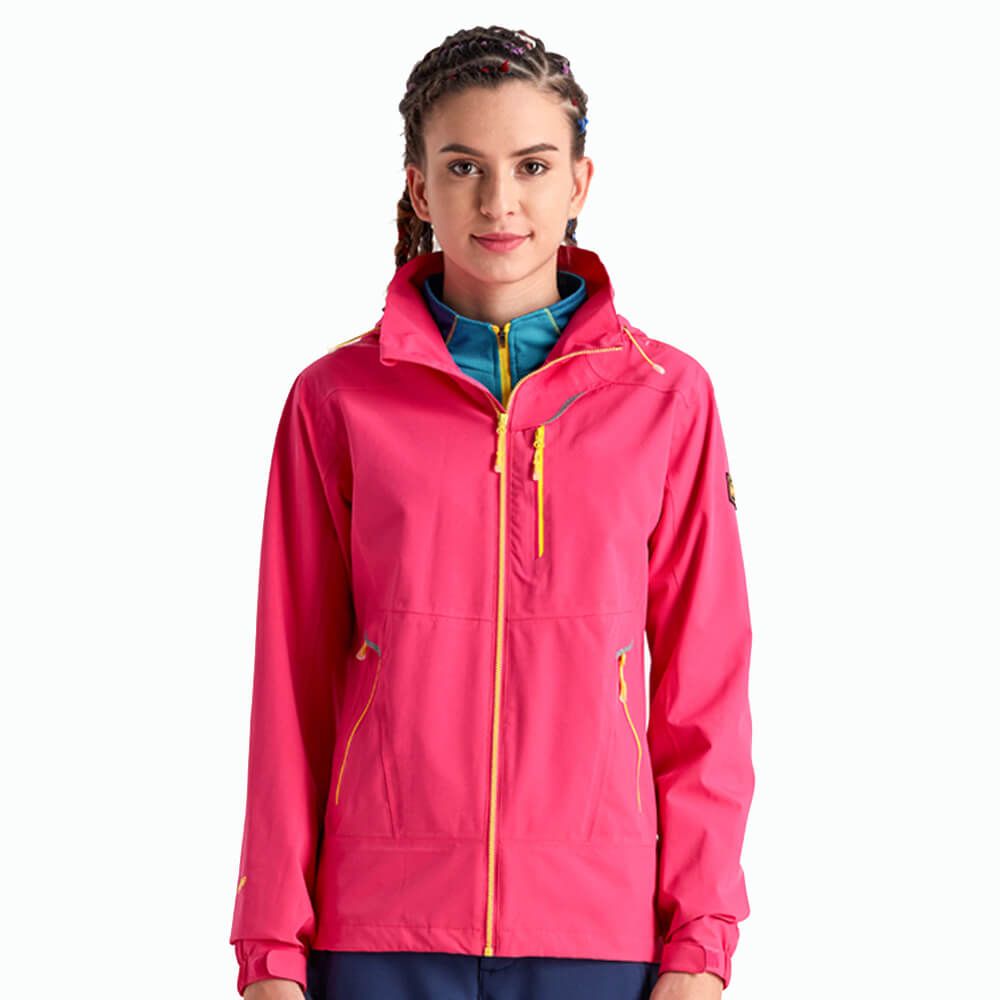 Women Sports 75D Fleece Jacket Casual Windproof Warm Outdoor Hooded Jacket