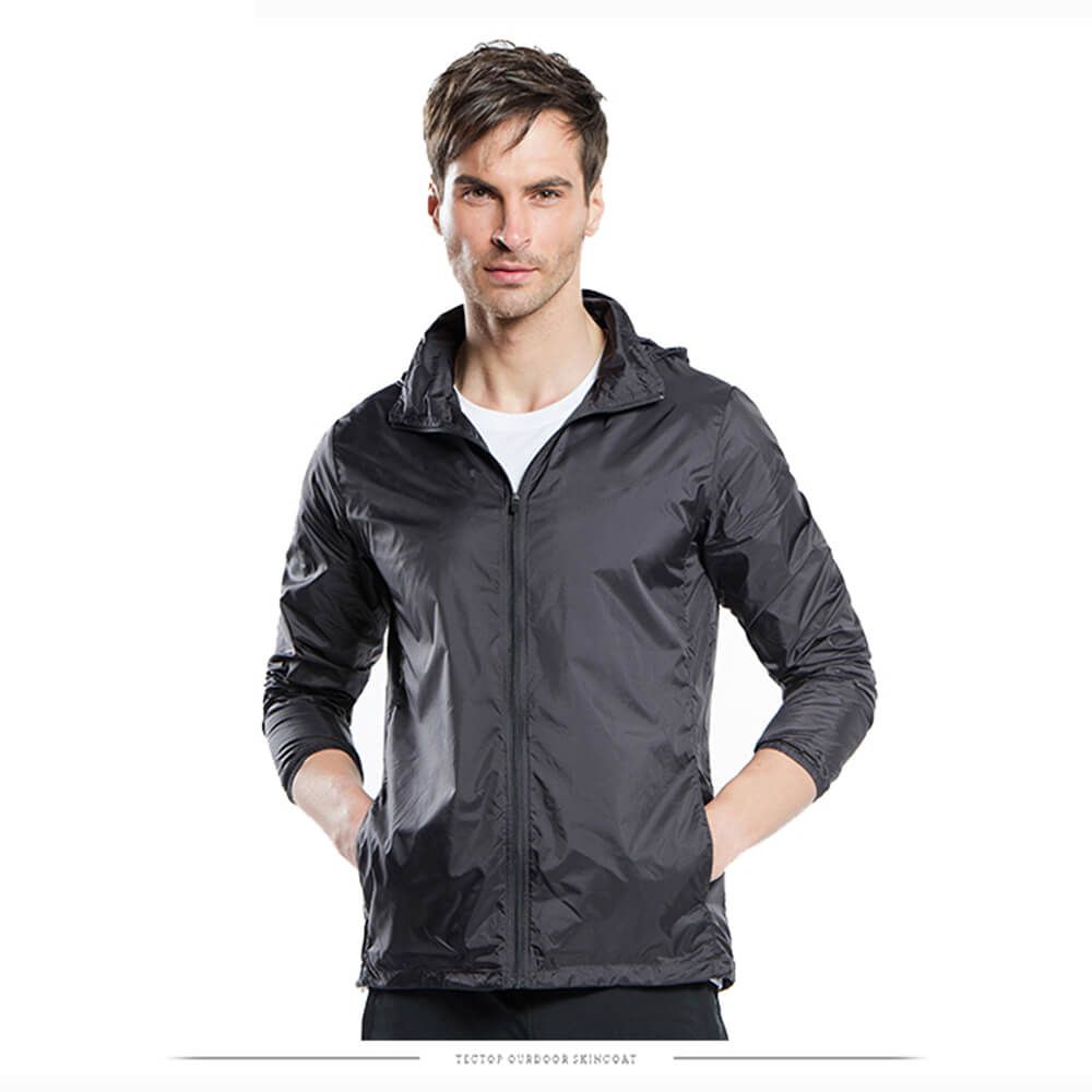 Thickening Mens Summer Anti-uv Sunproof Jacket Waterproof Windproof Nylon Outdoor Jacket