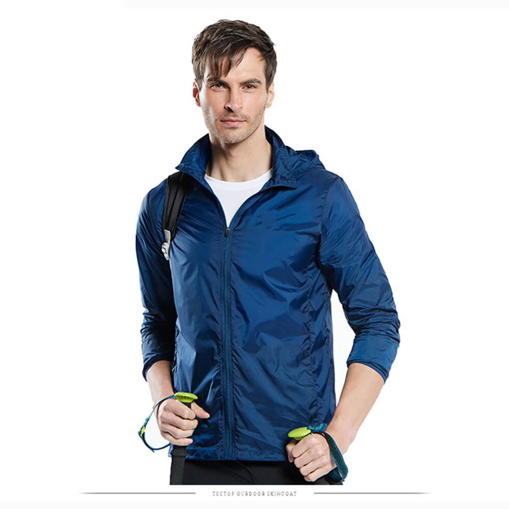 Thickening Mens Summer Anti-uv Sunproof Jacket Waterproof Windproof Nylon Outdoor Jacket