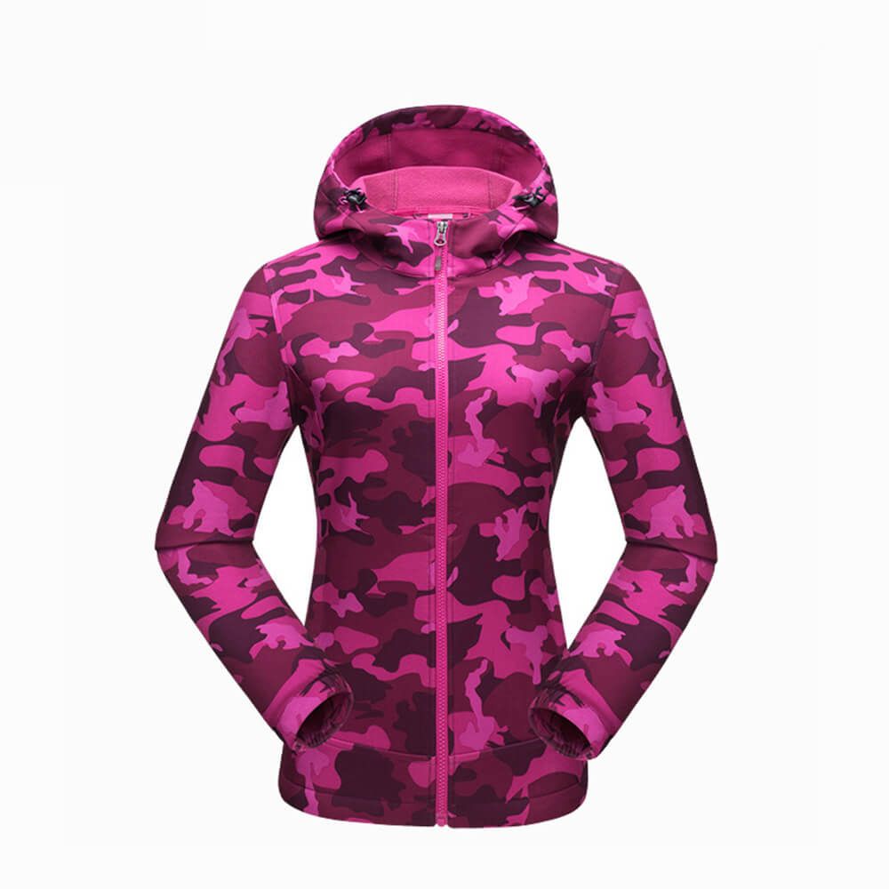 Camo Outdoor Cheaper Winter Waterproof Hunting Women Softshell Jacket