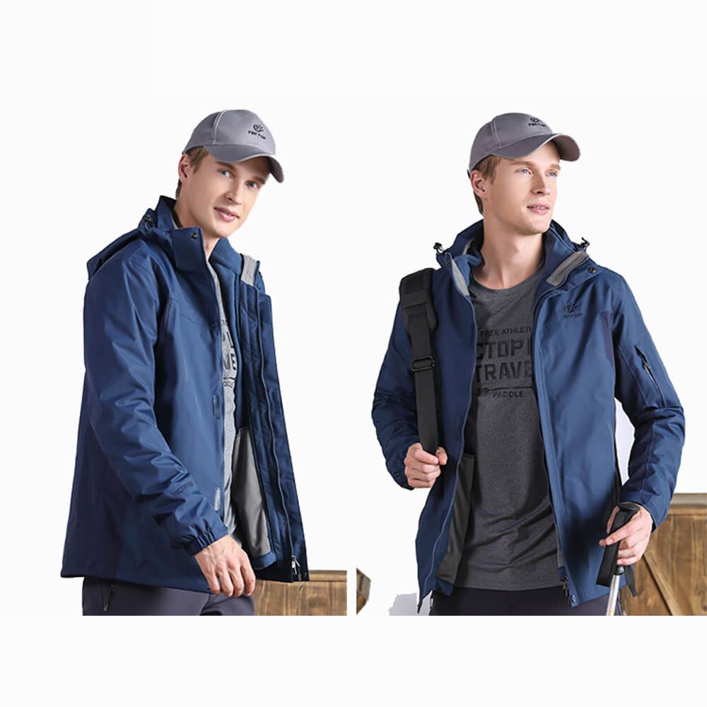 Winter Mens Softshell Jacket Waterproof Outdoor Sports Coat Jacket