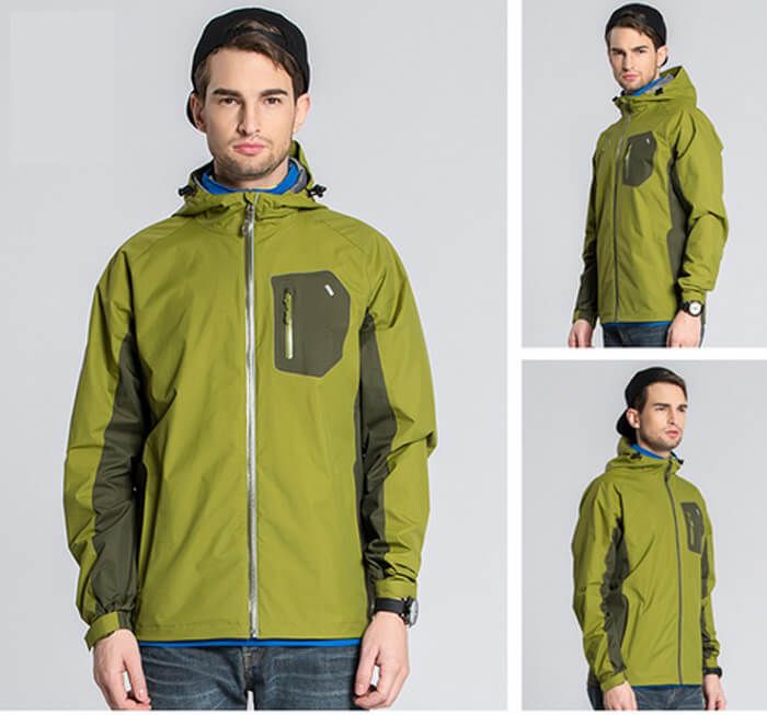 Men High Quality Waterproof Quick Dry Hardshell Wind Coat