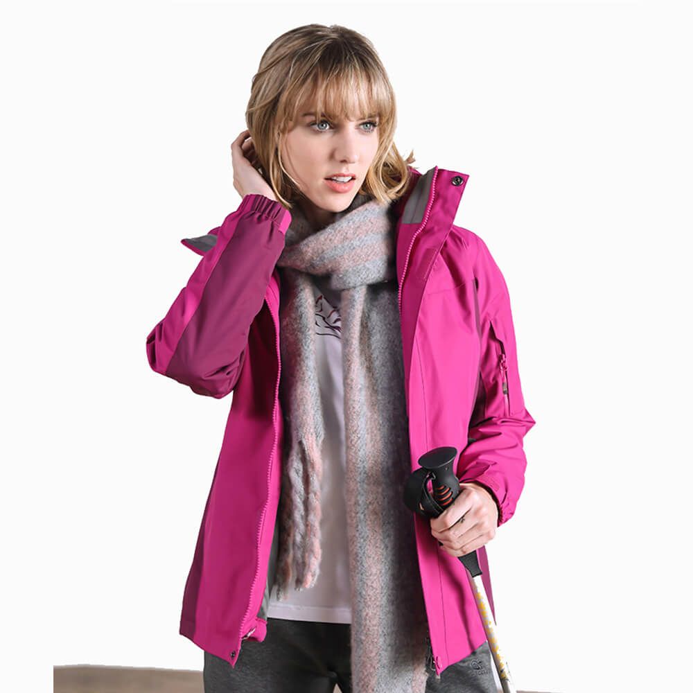 Hot Sale Women Winter 100% Polyester Thick Waterproof Outdoor Sports Jackets