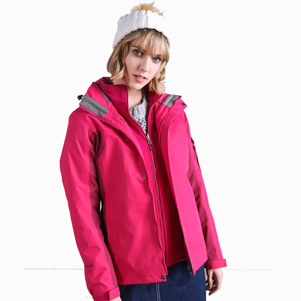 Hot Sale Women Winter 100% Polyester Thick Waterproof Outdoor Sports Jackets