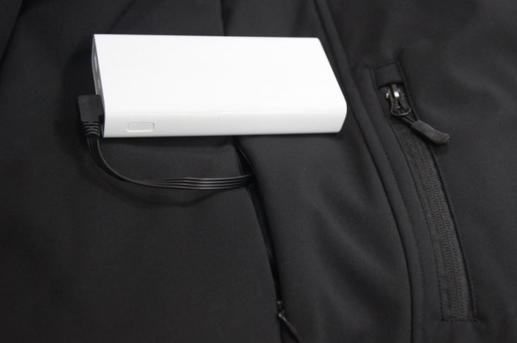 Rechargeable Heated Jacket With Heater Build In For Winter