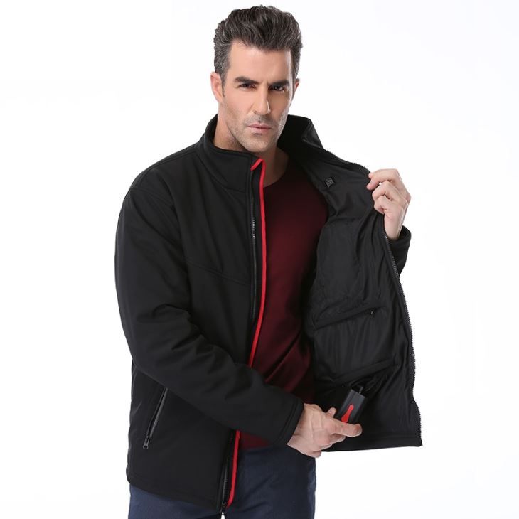 Winter Mens Battery Heated Coat 