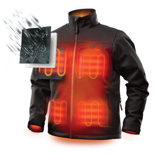 Cheap 4XL Men's Self Warming Electric Battery Powered Heated Jackets Liner Clothes For Motorcycle