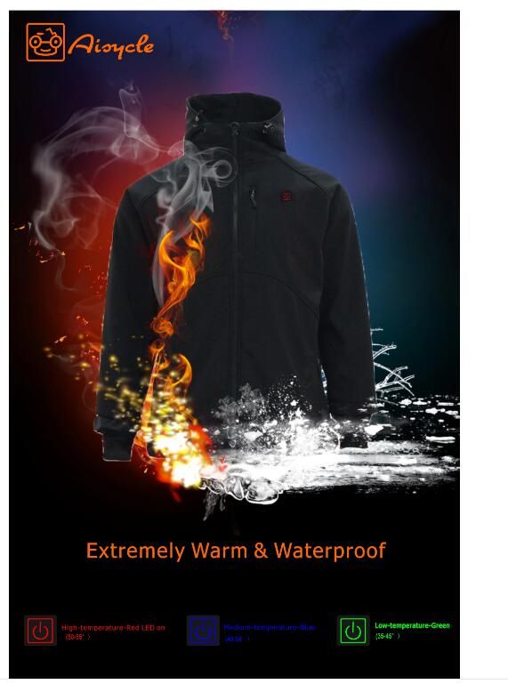 Winter 5V Rechargeable Battery Heated Jacket