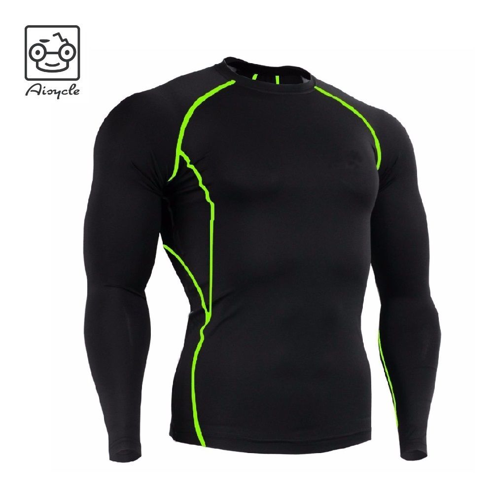 Designer Dry Fit Long Sleeve Blank Men Custom Fitness T-Shirt With Com