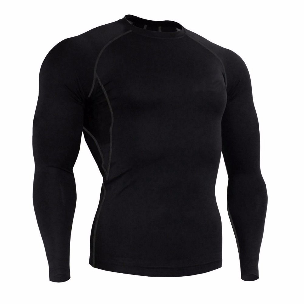 Designer Dry Fit Long Sleeve Blank Men Custom Fitness T-Shirt With Com