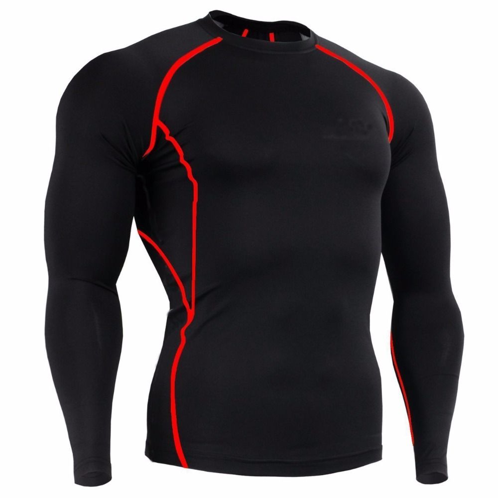Designer Dry Fit Long Sleeve Blank Men Custom Fitness T-Shirt With Com