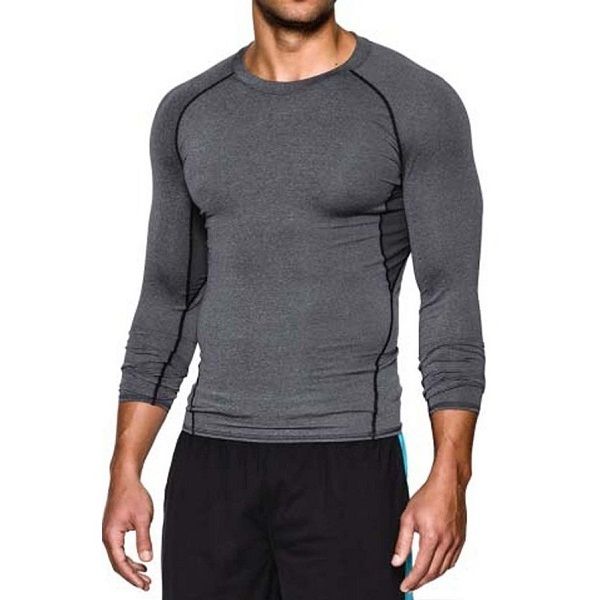 Men's Sports Wear Compression Tights Shirt Long Sleeve Tops GYM Fitnes