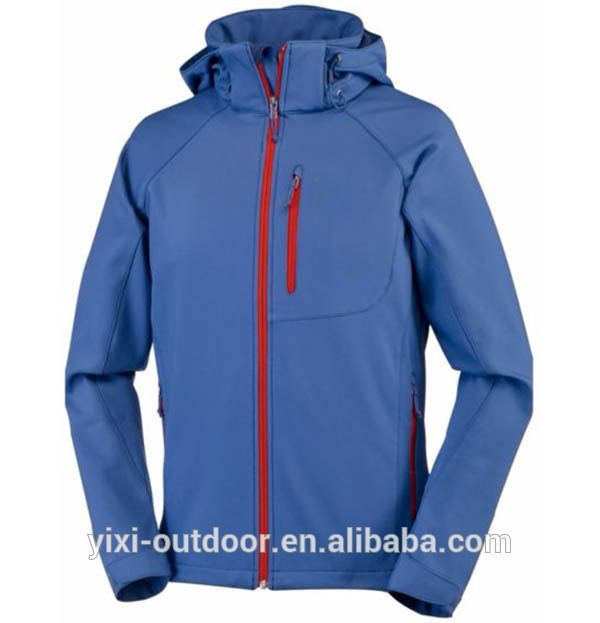 OEM Service Outdoor Mens Hooded Winter Softshell Jacket