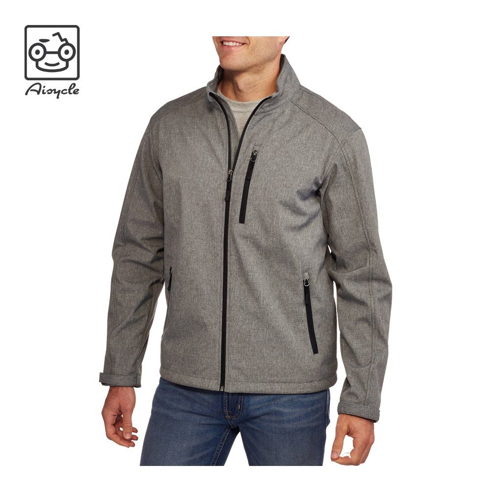 Woven Shell Bonded With 100% Polyester Fleece Lined Durable Jacket For